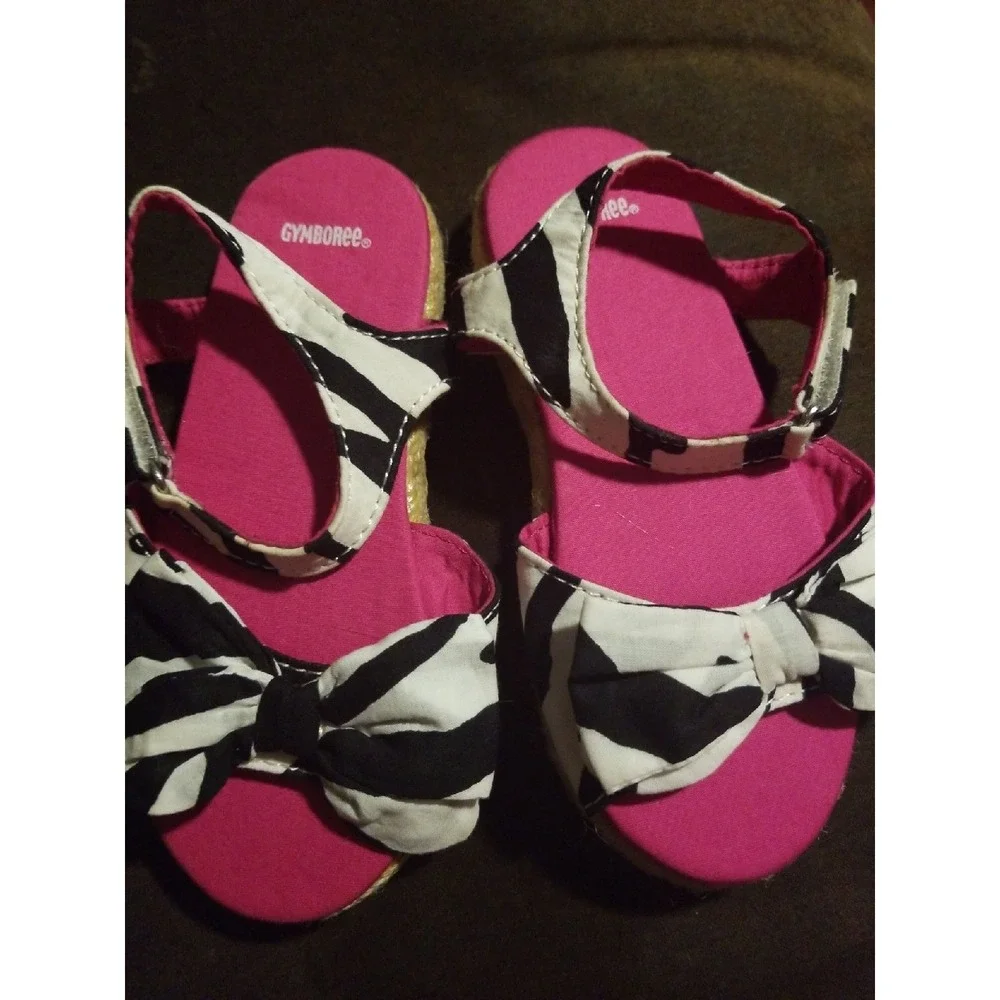 Gymboree wild for zebra sandals size‎ 8